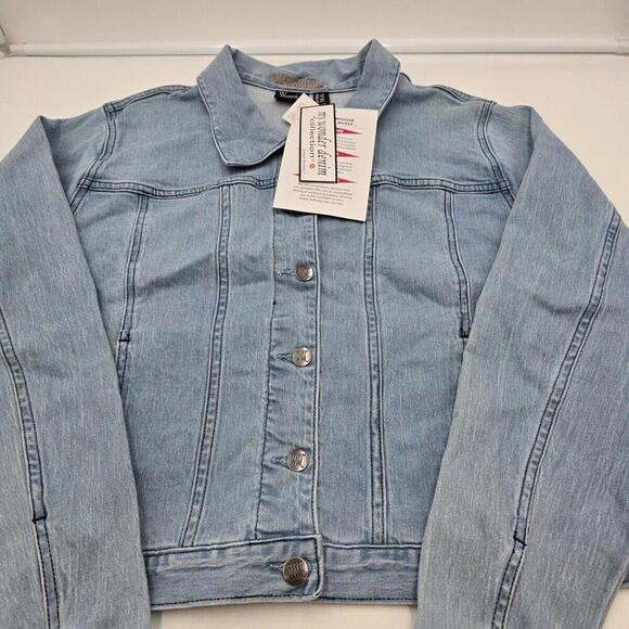 Women with Control XL My Wonder Denim Collection Denim Jacket A516243 NWT - Picture 15 of 16